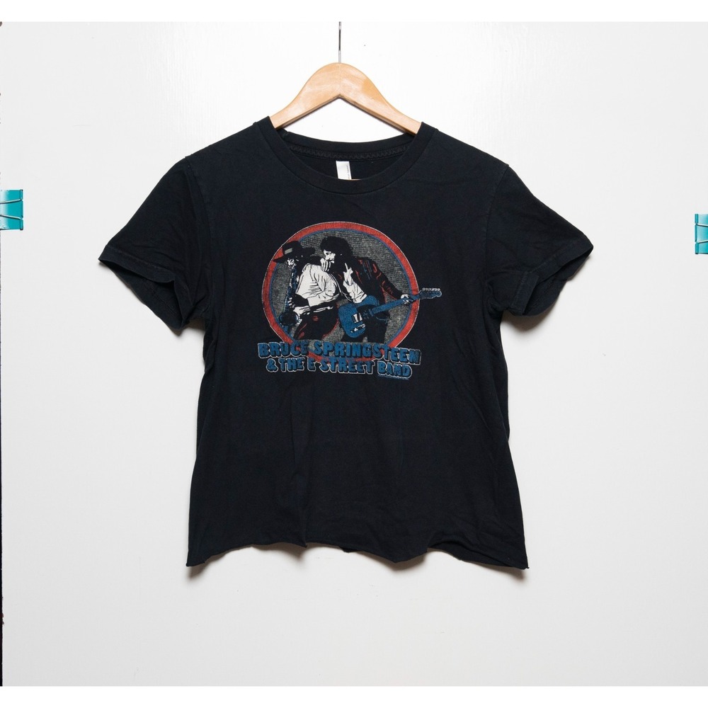 Bruce Springsteen & e Street Band 2012 Women's T-Shirt Black‎ Size XL